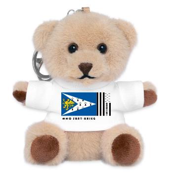 Brittany - Coat of arms Pays Saint-Brieuc - Teddy Keyring - white - Front