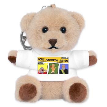 Brazil Presidential Election - Teddy Keyring - white - Front