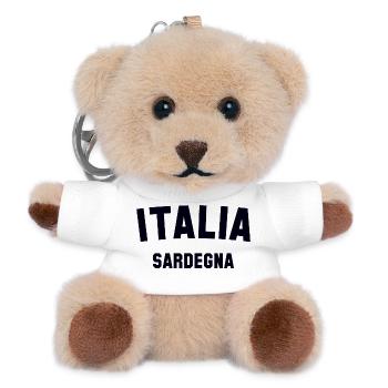 SARDINIEN Sardinia Italia Italien Italy - Teddy Keyring - white - Front