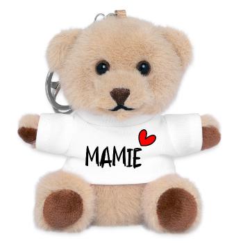 CHRISTMAS. YEAR. ANNIVERSARY. RETIREMENT. DAD. MAMAM. - Teddy Keyring - white - Front