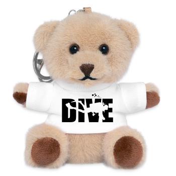 Dive Design for Dive Professionals - Teddy Keyring - white - Front