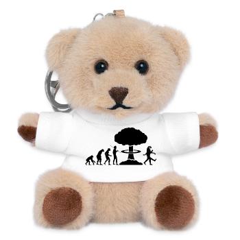 Nuclear evolution - Teddy Keyring - white - Front