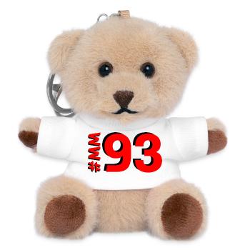 MM93 2025 - Teddy Schlüsselanhänger - Weiß - Vorne
