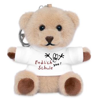 School yes - Teddy Keyring - white - Front