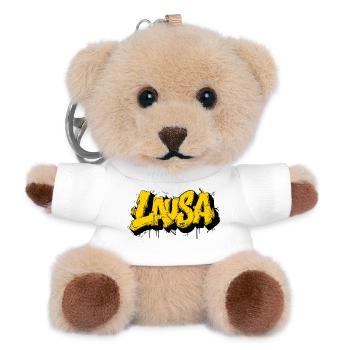 Lausa - Teddy Keyring - white - Front