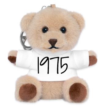 1975 Jubiläum 1975 1975 werden Legenden geboren - Teddy Schlüsselanhänger - Weiß - Vorne