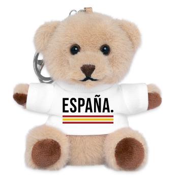 España – Urban Streetwear Shirt - Teddy Keyring - white - Front
