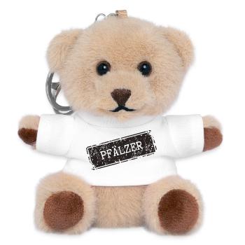 Palatinate wine region illustration - Teddy Keyring - white - Front