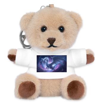 Blue-Eyes White Dragon - Teddy Keyring - white - Front