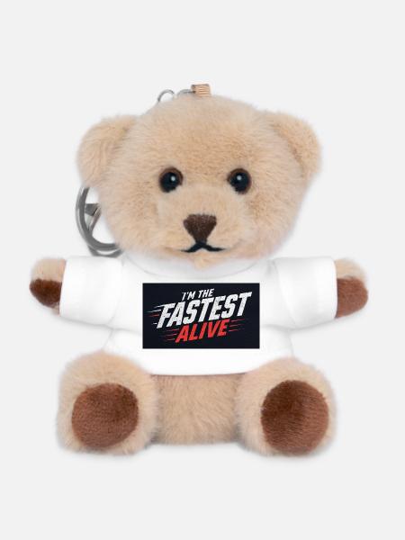Im the fastest man alive - Teddy Keyring - white