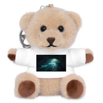 Luminous sea cavern - Teddy Keyring - white - Front