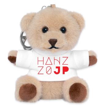HANZZO - Teddy Schlüsselanhänger - Weiß - Vorne