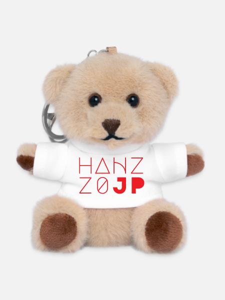 HANZZO - Porte-clés ourson - blanc