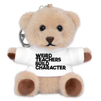 Strange teachers form the character - Teddy Keyring - white - Front