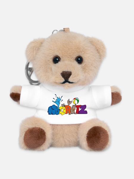 Moritz in the circus - Teddy Keyring - white