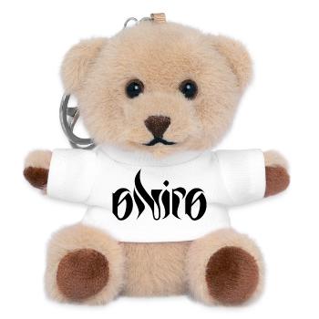 ONIRO LOGO - Porte-clés ourson - blanc - Devant