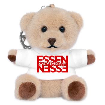 Essen Germany  - Teddy Schlüsselanhänger - Weiß - Vorne