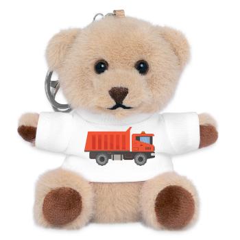 Lkw - Teddy Schlüsselanhänger - Weiß - Vorne