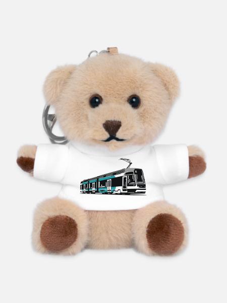 Stadtbahn der Region Helsinki - Teddy Schlüsselanhänger - Weiß