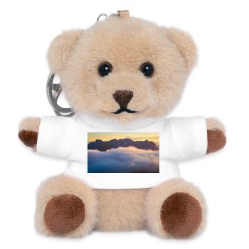 Kaiser Mountains above a sea of fog - Teddy Keyring - white - Front