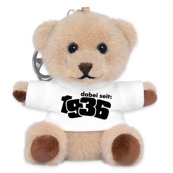 Dabei seit 1936 - Teddy Schlüsselanhänger - Weiß - Vorne