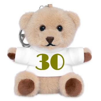 30. 30 YEARS. 30th ANNIVERSARY. 30 YEARS ANNIVERSARY. - Teddy Keyring - white - Front