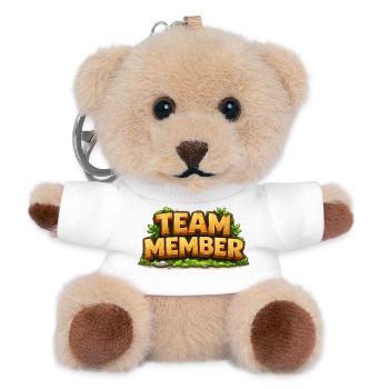 Team Members - Teddy Keyring - white - Front
