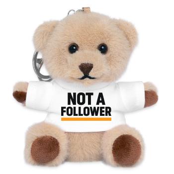 Not following the group Style Contraconformist - Teddy Keyring - white - Front