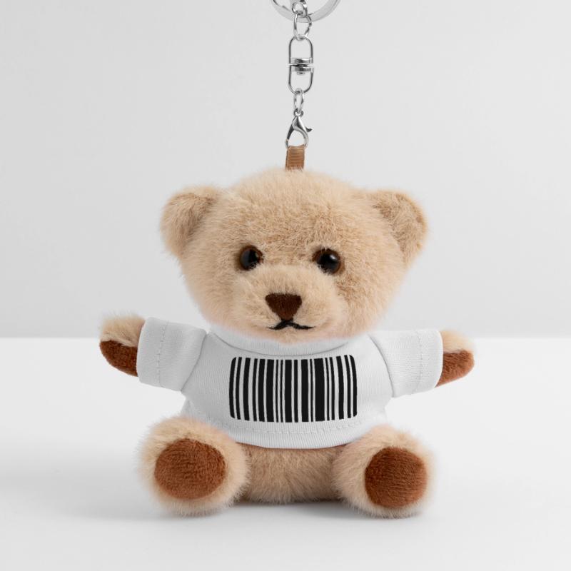 barcode Teddy Keyring
