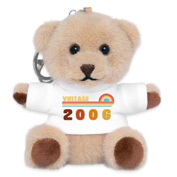 Tee 20 Years Black Gold born 2006 - Teddy Keyring - white - Front