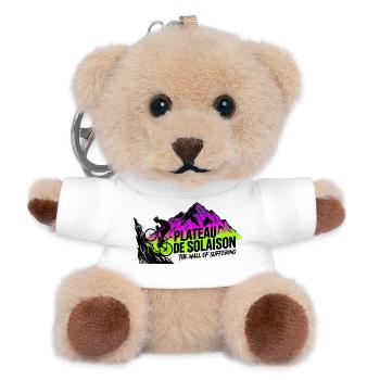 Plateau de Solaison Wall of Suffering Tee - Teddy Keyring - white - Front