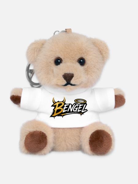 B-Angel - Sometimes Kid Sometimes Angel - Teddy Keyring - white
