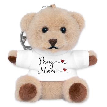 Pony Mama - Teddy Schlüsselanhänger - Weiß - Vorne