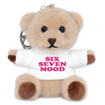Six Seven Mood - 67 - Memes - Basketball - 6-7 - Teddy Keyring - white - Front