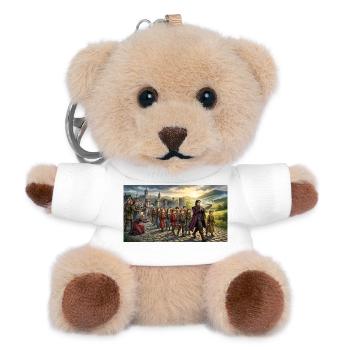 Hamelins verlorene Kinder Das Märchen des Rattenfängers - Teddy Schlüsselanhänger - Weiß - Vorne