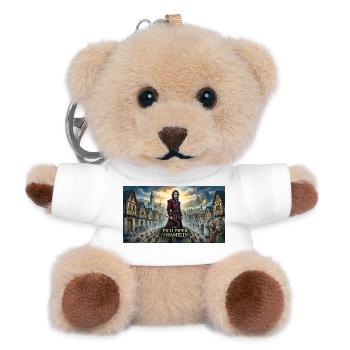 Hamelins verlorene Kinder Das Märchen des Rattenfängers - Teddy Schlüsselanhänger - Weiß - Vorne