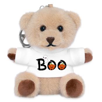 Geist & Kürbisse - Teddy Schlüsselanhänger - Weiß - Vorne