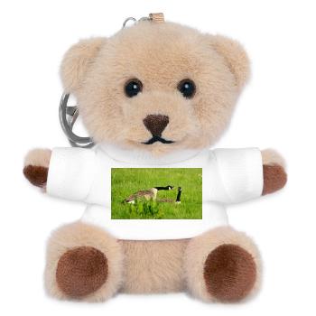 Gans - Teddy Schlüsselanhänger - Weiß - Vorne