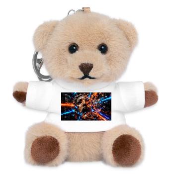 Das Zerbrechen der Persona - Teddy Schlüsselanhänger - Weiß - Vorne