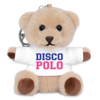 DISCO POLO Polska Poland Polen - Teddy Schlüsselanhänger - Weiß - Vorne