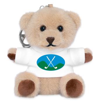 golf - Teddy Schlüsselanhänger - Weiß - Vorne