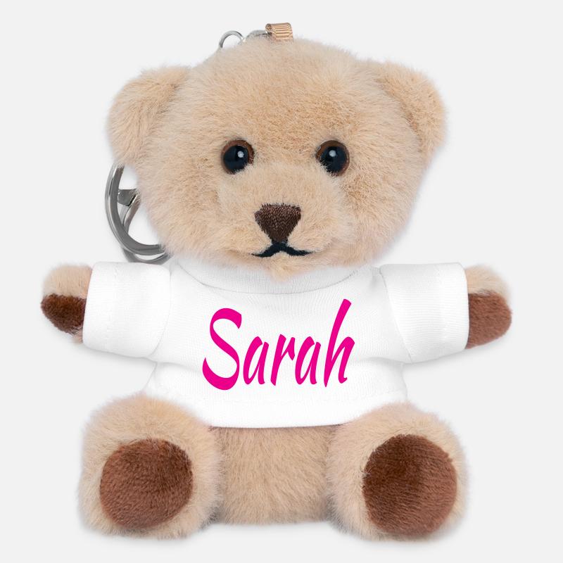 Sarah - Teddy Schlüsselanhänger - Weiß