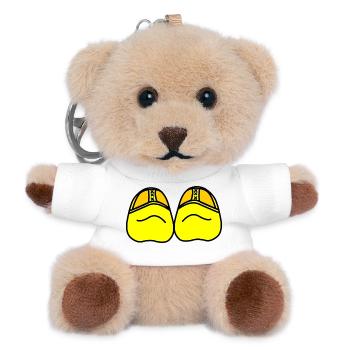 Clogs - Teddy Schlüsselanhänger - Weiß - Vorne