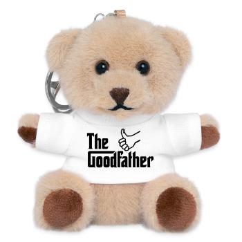 Der gute Vater Lustige Vatertag Geburt Geschenk - Teddy Schlüsselanhänger - Weiß - Vorne