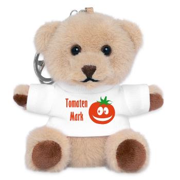 Tomaten Mark - Teddy Schlüsselanhänger - Weiß - Vorne