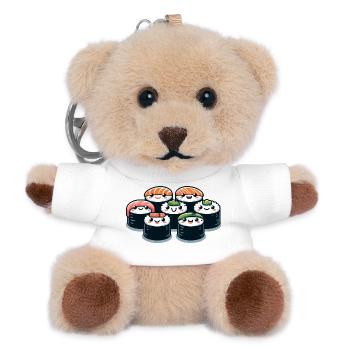 Sushi Squad : Les délices roulants - Porte-clés ourson - blanc - Devant