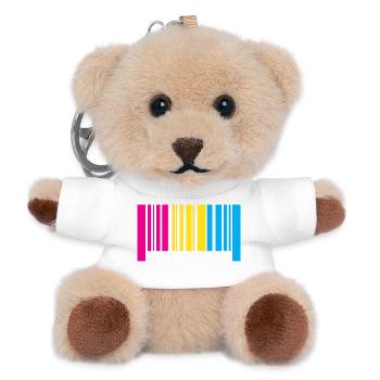 LGBT Pride Month - I Was Born This Way (Pansexual) - Teddy Keyring - white - Front