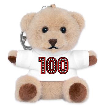 ANNIVERSARY. HAPPY BIRTHDAY. HAPPY BIRTHDAY. - Teddy Keyring - white - Front