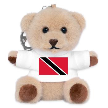 Trinidad und Tobag - Teddy Schlüsselanhänger - Weiß - Vorne