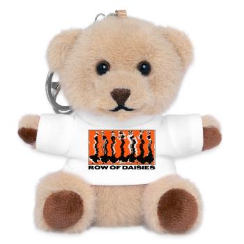 Vintage Vogue – Verzerrte Eleganz - Teddy Keyring - white - Front